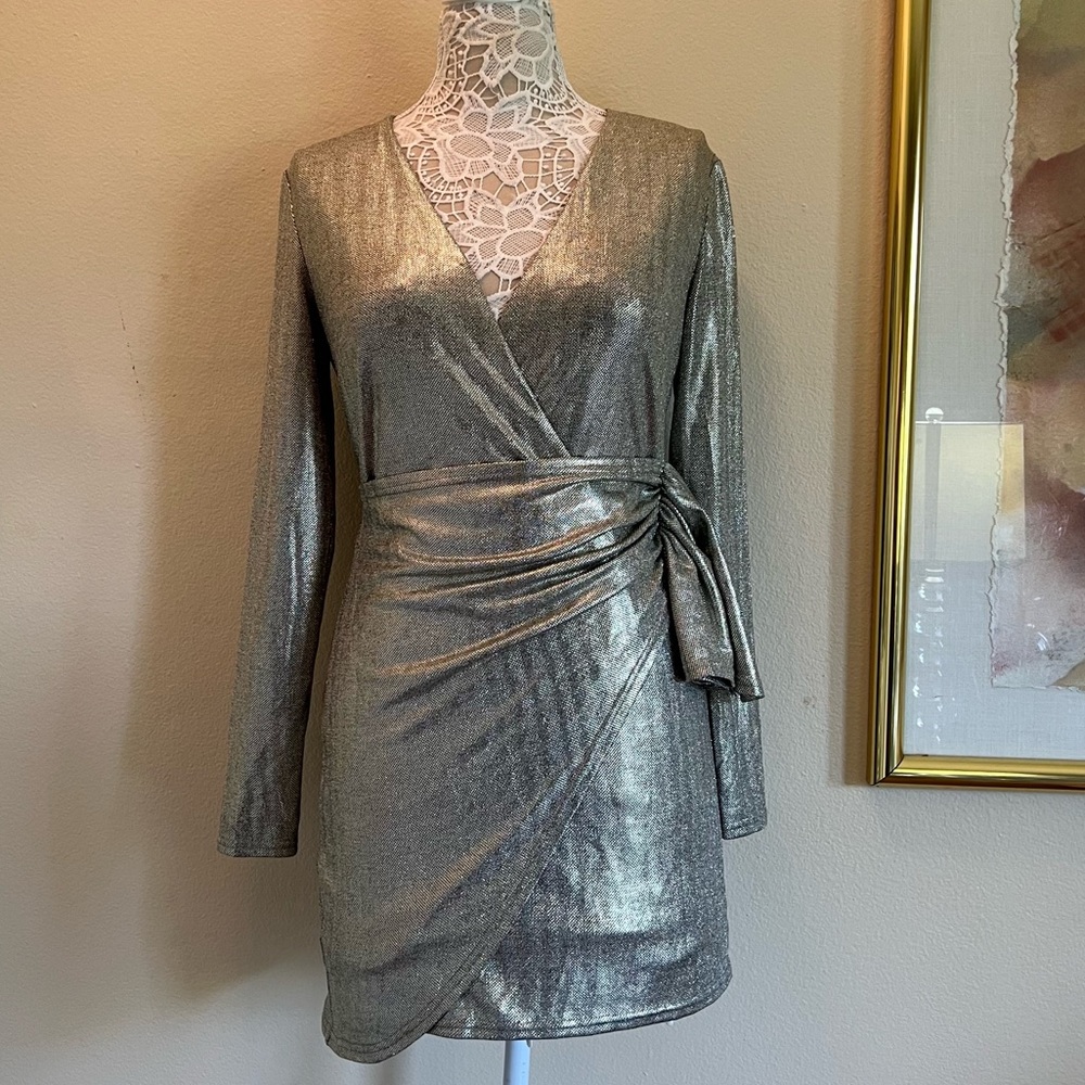 Silver Lurex Dress